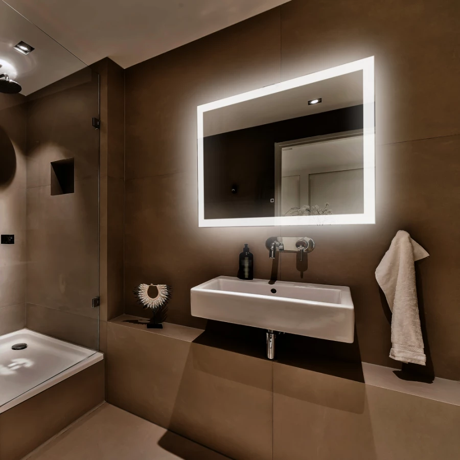 Зеркало Abber See с подсветкой сенсорный выключатель диммер AG6107SXL-1.2