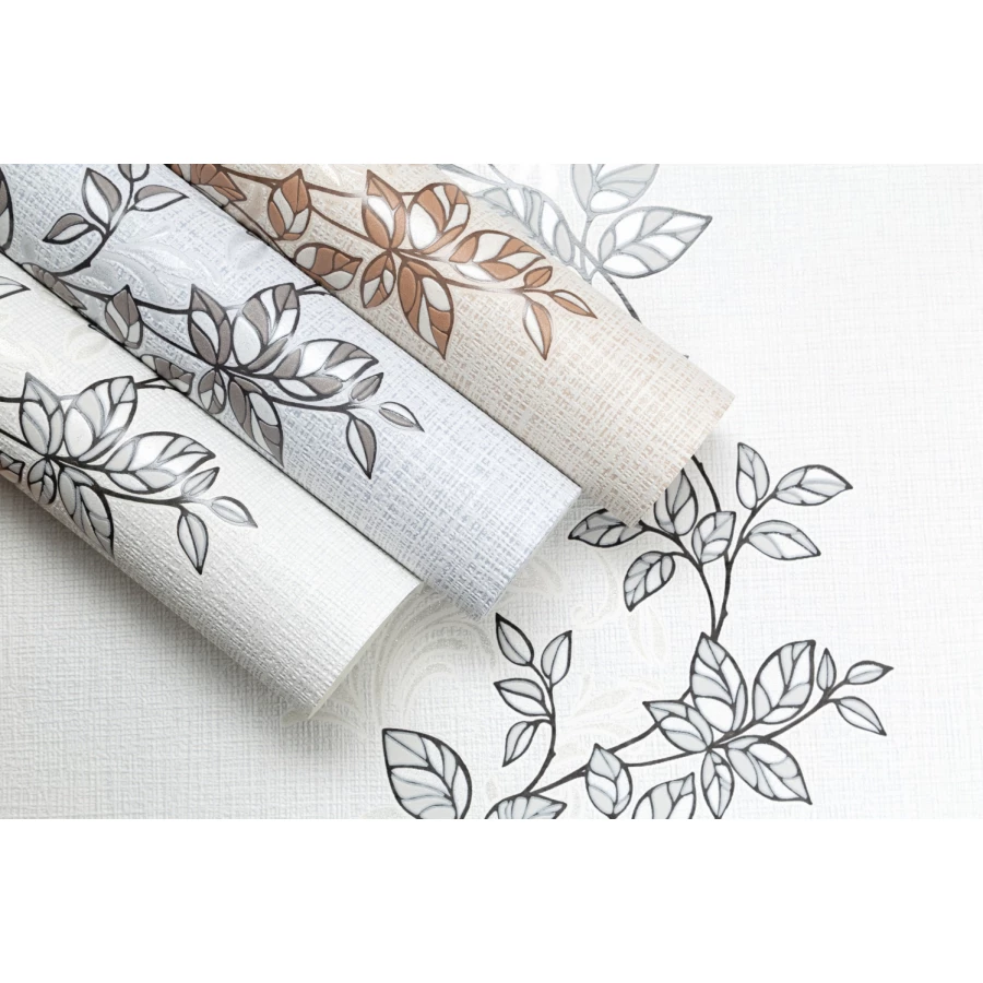 Обои бумажные Palitra Home HomeColor Bosso коричневые HC11042-28 0.53х10.05 м