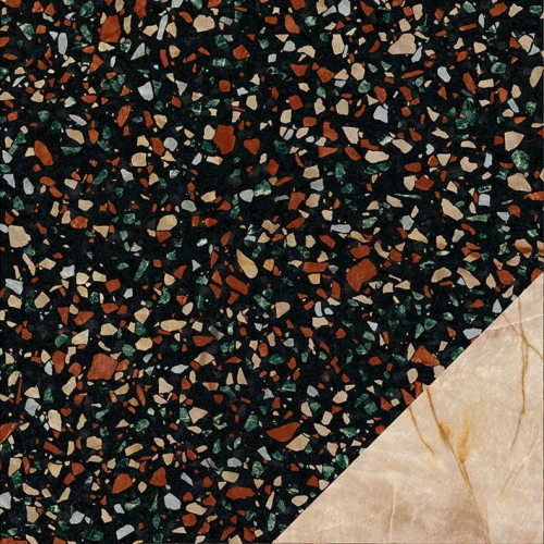 Керамогранит ABK Play Marble Black матовый коричневый PF60005897/0,64 м2 20х20 см