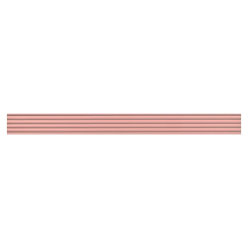 Бордюр Kerama Marazzi Монфорте розовый структура обрезной LSA012R 3,4х40