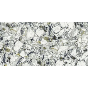 Керамогранит Atlas Concorde Forte Dei Marmi Quark Ceppo Apuano Forest Matt Rett матовый белый 610010002960 160х80 см