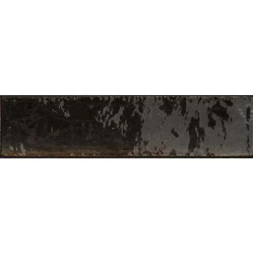 Керамогранит Marazzi Lume Black черный 6х24 см