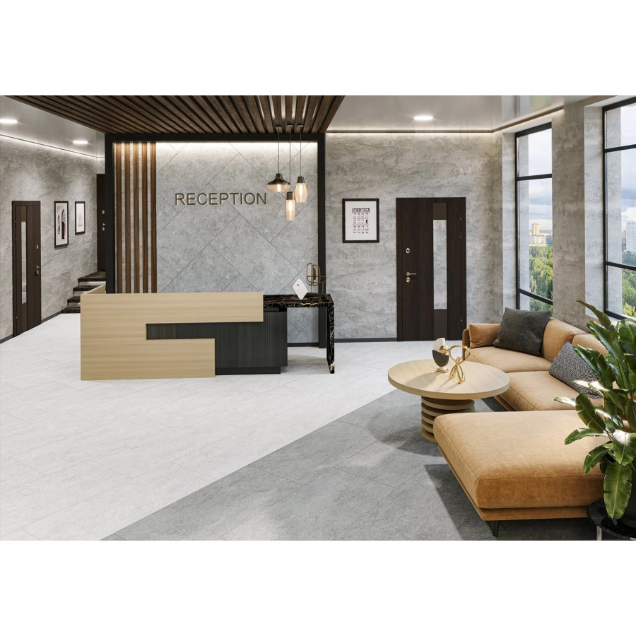 Керамогранит матовый ALMA Ceramica Amsterdam 5 шт в уп 48,735 м в пал GFA57ADM07R 57х57х0,85 см