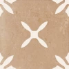 Керамогранит Harmony Peronda Pangea Clay Flower LT матовый бежевый 3386040802 22,3х22,3 см