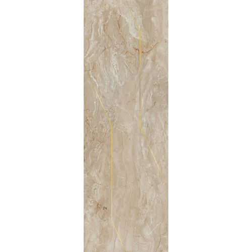 Декор Эвора глянцевый обрезной бежевый 30х89,5 см