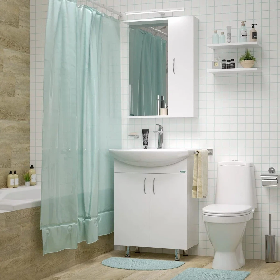 Мебельный умывальник Sanita Лагуна 65 LGN65SAWB01 65x50.5 см