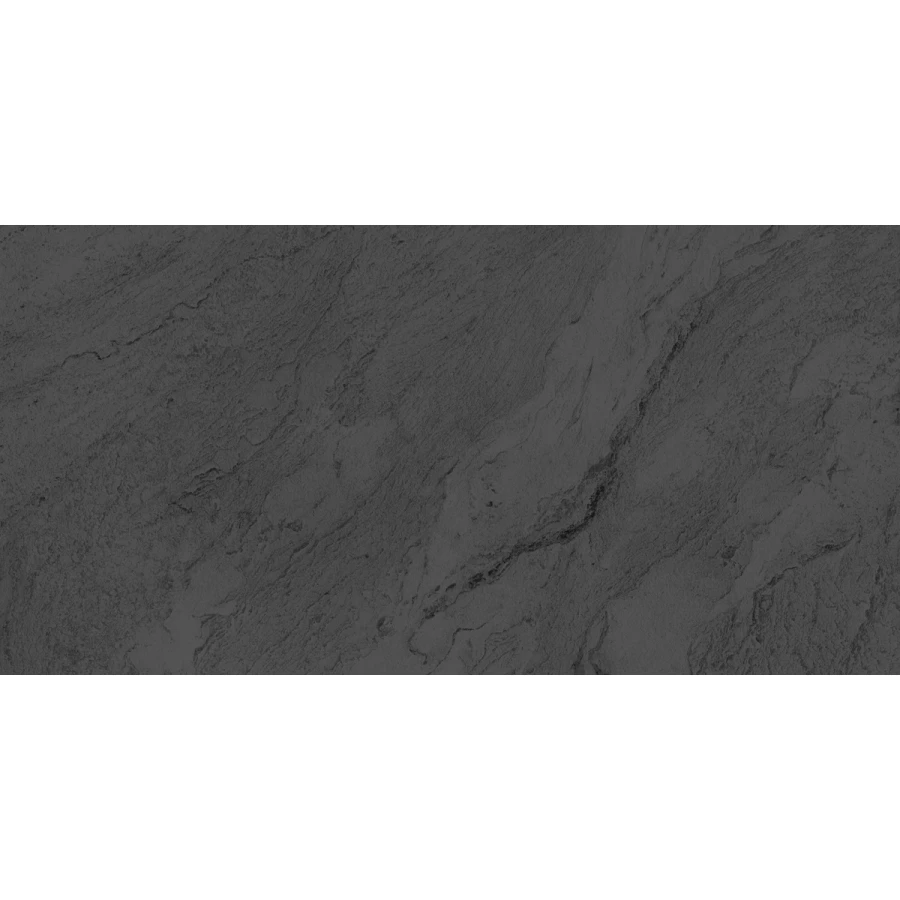 Керамогранит Laparet Fog Night лаппатированный шайн чёрный 120х60 см