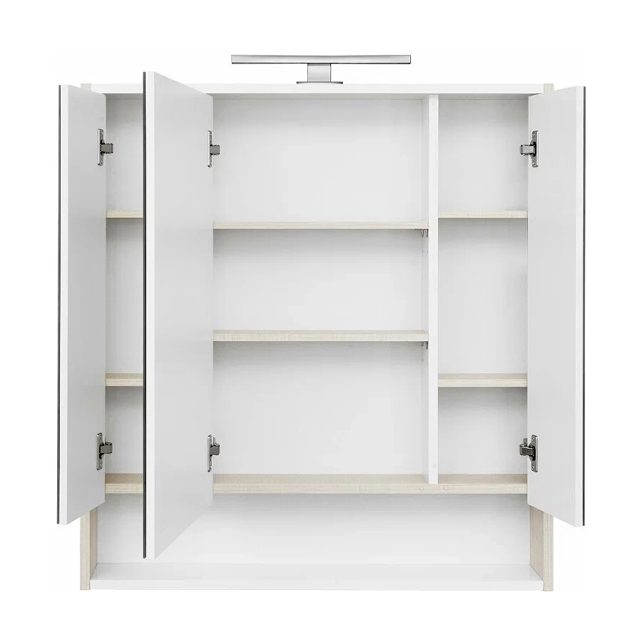 Зеркальный шкаф Акватон Рико 80 белый ясень фабрик 1A215302RIB90 80x86 см