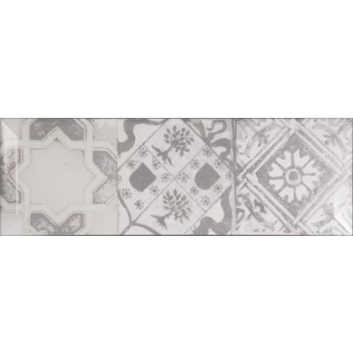 Плитка настенная Monopole Antique gris brillo bisel 30х10 см