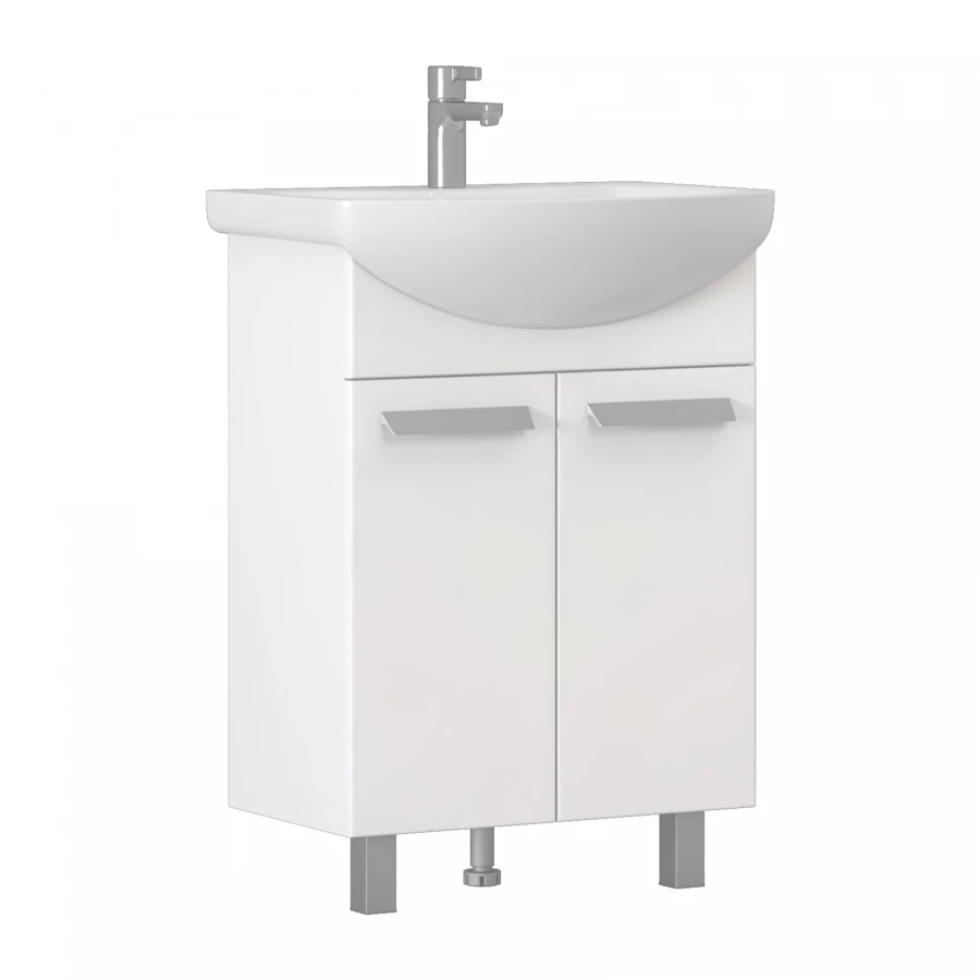 Тумба под раковину Vigo Hoska 600-2-0 белый 231