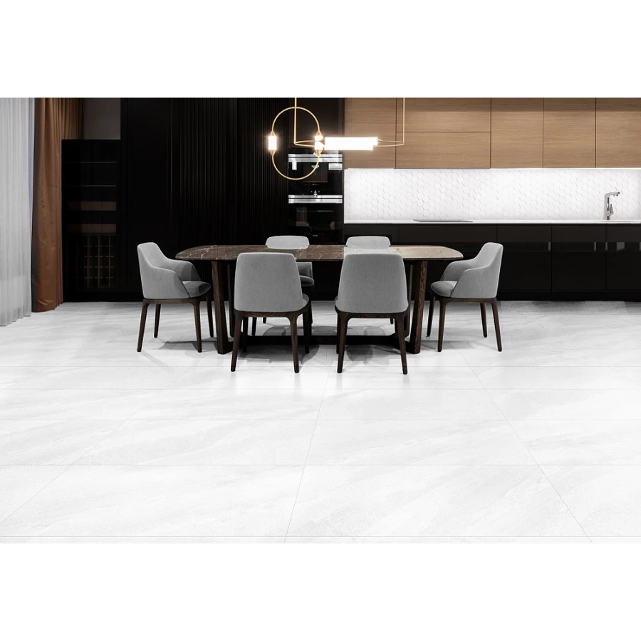 Керамогранит Monopole Galaxy White Lappato белый 002112 120х60 см