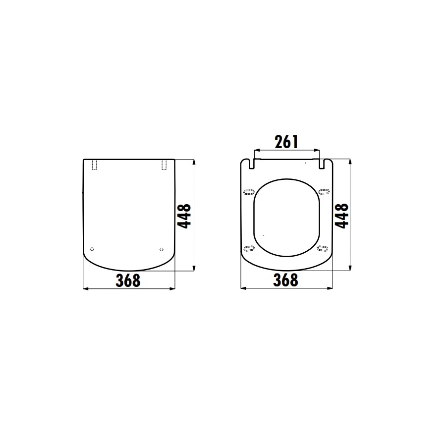 Сиденье Creavit Elegant микролифт белый KC1103.01.0000E