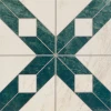 Керамогранит Monopole Флоренция Шанс Декор / Florencia Chance Decor матовый бежево-зеленый 22,3x22,3 см