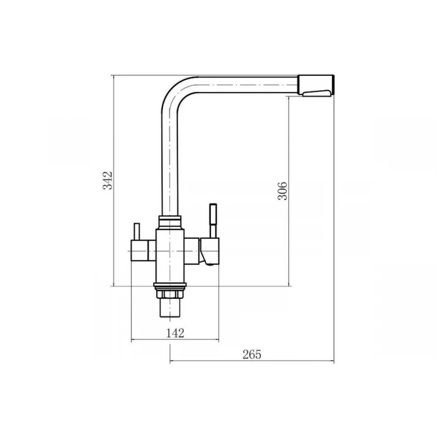 Смеситель для кухни Fashun A54309-8