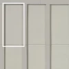 Плитка настенная Mutina Мотиво Схалк / Motivo Chalk матовая серая BOV02 28х14 см