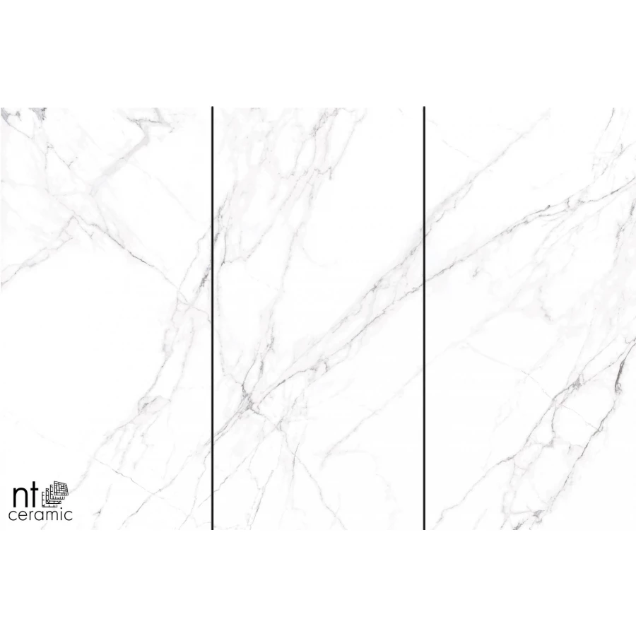 Керамогранит NT Ceramic Atlas Home Calacatta Light Лаппатированный NTT3506L 270х120 см