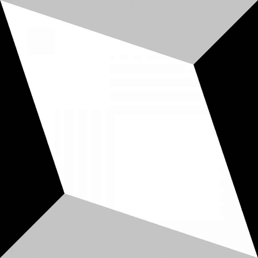 Керамогранит Motto Levels Bk Decor 26 матовый черно-белый N100073 20x20 см