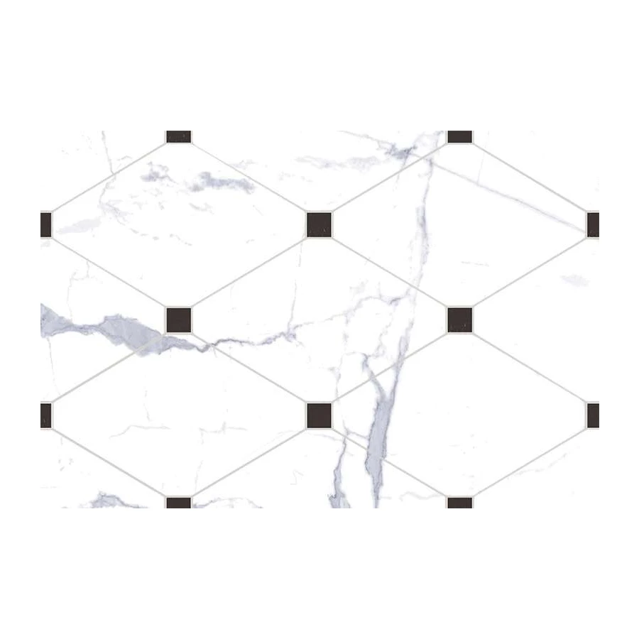 Настенная плитка Eurotile Statuario 9 SR 0305 40х27 см