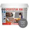 Затирка Litokol Epoxystuk X90 эпоксидная двухкомпонентная С.15 Grigio Ferro L0479360003 10 кг