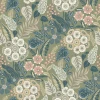 Обои флизелиновые Grandeco Karuna зеленые A 76603 0,53х10,05 м