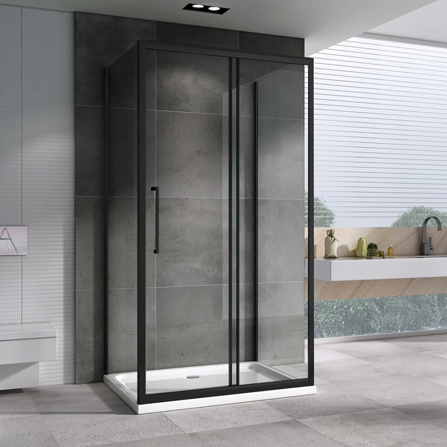 Душевой уголок Abber Schwarzer Diamant AG30160BH-S60B 60x195 см