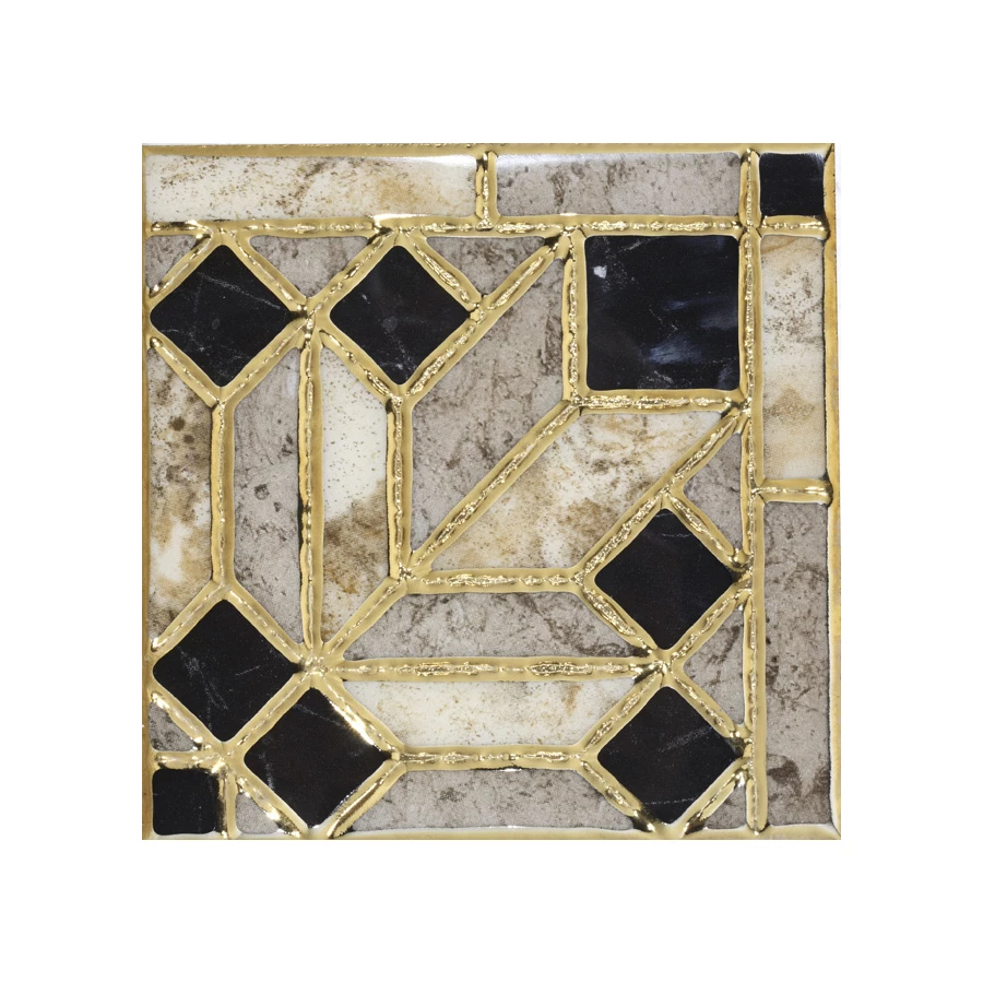 Керамогранит Infinity Ceramic Tiles Rimini Taco Gris 15x15 см