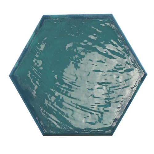 Керамогранит Prissmacer Rain Aquamarine Hex 22,8х19,8 см