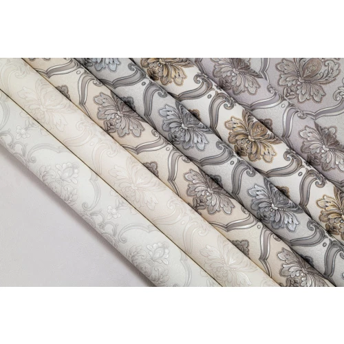 Обои флизелиновые Palitra Life Attika серые PL71672-24 1,06х10,05 м