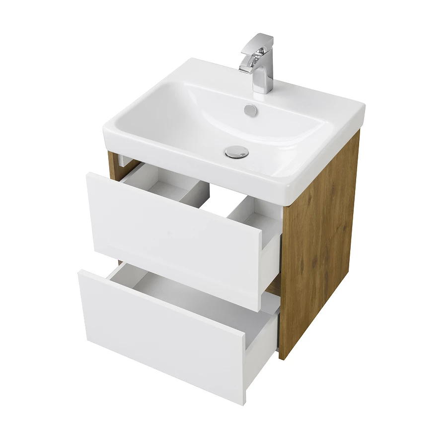 Набор Тумба-умывальник Aquaton Сканди Doors 70 Бел Дуб Рустикальный Раковина Адриана 1A2789K0SDZ90