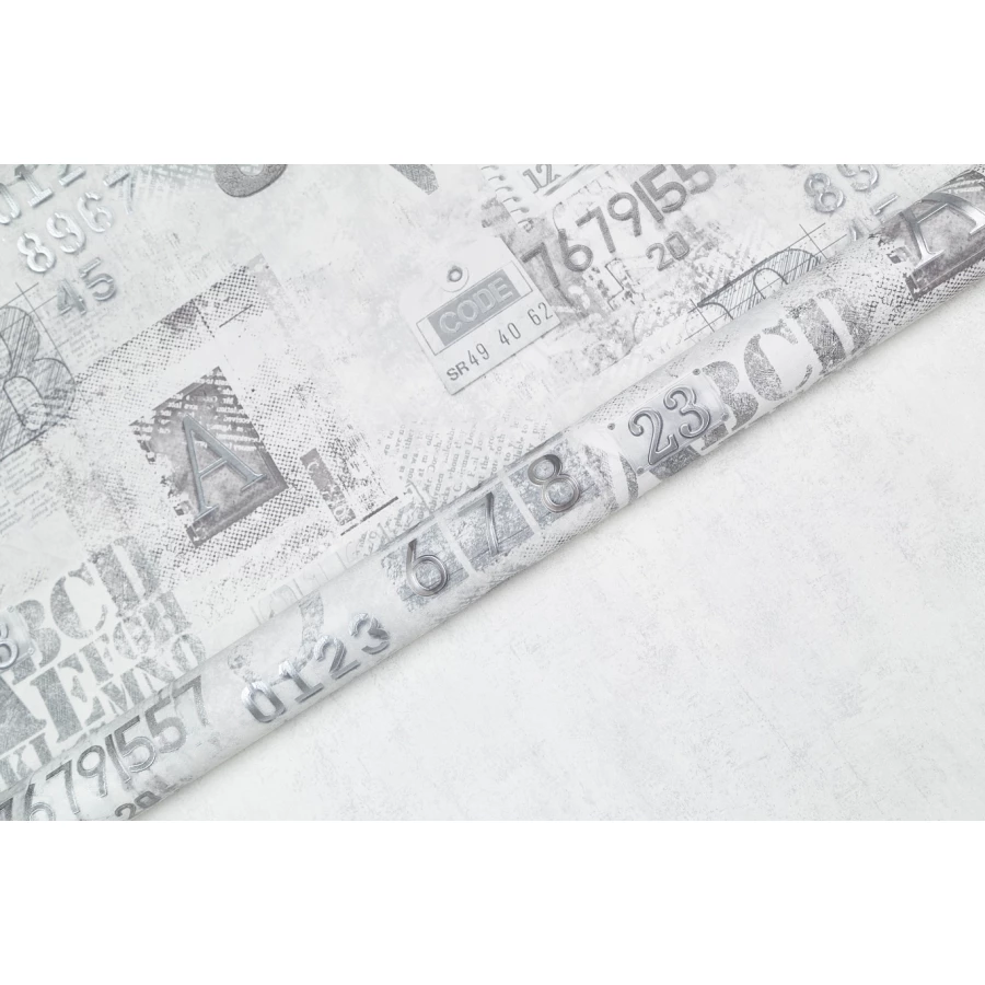 Обои флизелиновые VOG Collection П Аккаунт серые VV71920-14 1,06х10,05 м