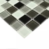 Мозаика Bonaparte Стеклянная мозаика Carbon mix 25х25 глянцевая многоцветная 30х30 см