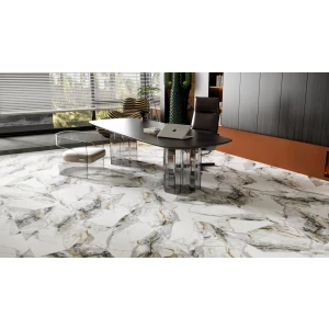 Керамогранит Bonaparte Ival White Soft Polish Light Rect белый 120х60 см