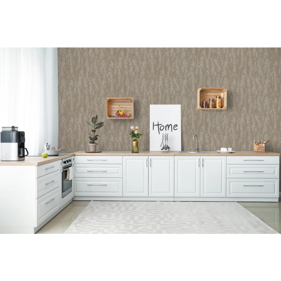 Обои флизелиновые Marburg Natural Opulence коричневые 33211 0,7х10,05 м