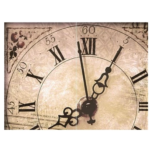 Панно Дельта Керамика Clock из 2-х плиток P2-1D176 40х30 см