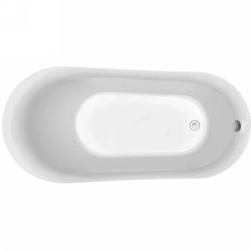 Ванна акриловая отдельностоящая Aquatek Лагуна белый глянцевый AQ-K133778WT 170х78 см