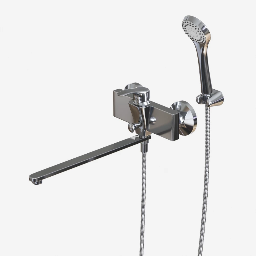 Смеситель для ванны и умывальника MixLine ML12-02 530478 хром