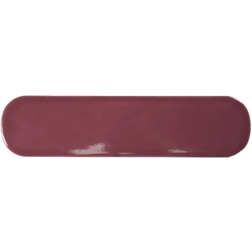 Плитка керамическая WOW Грэйс О Берры Глосс / Grace O Berry Gloss глянцевая бордовая 124933 30х7,5 см