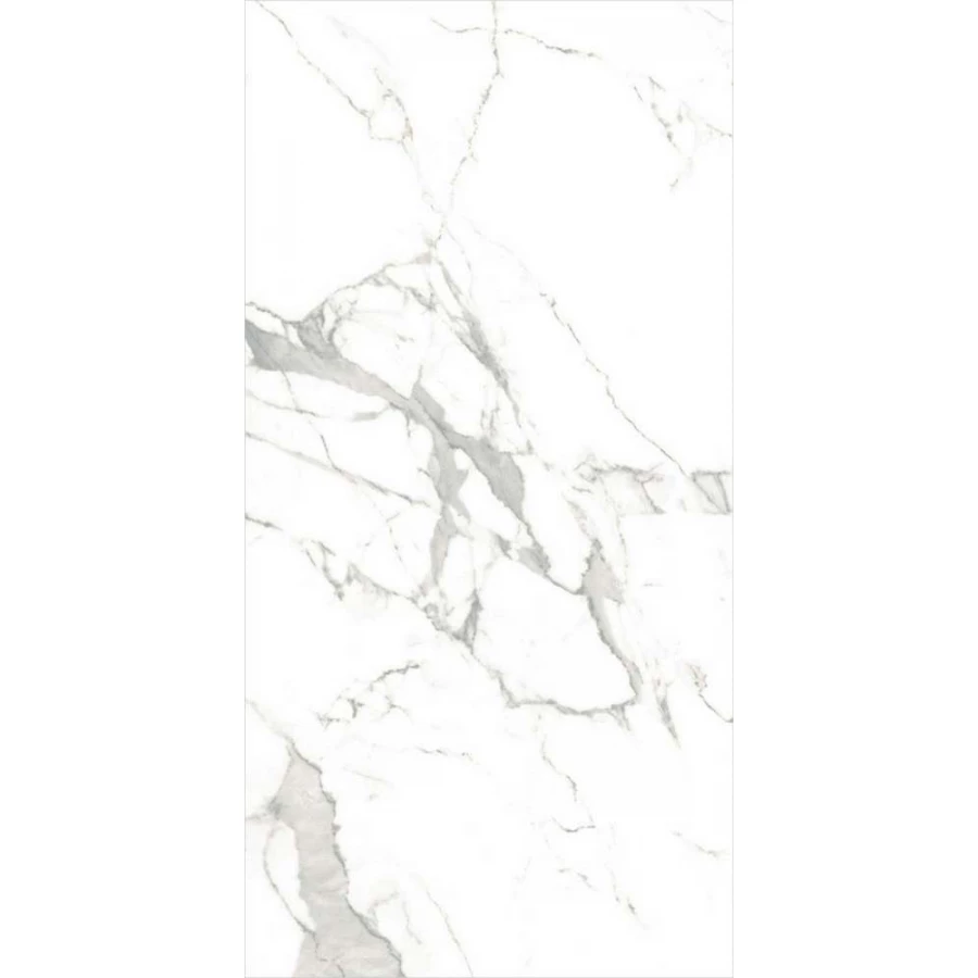 Керамогранит Global Tile Livorno_GT Белый полированный Slim GT120608003PR 120х60 см