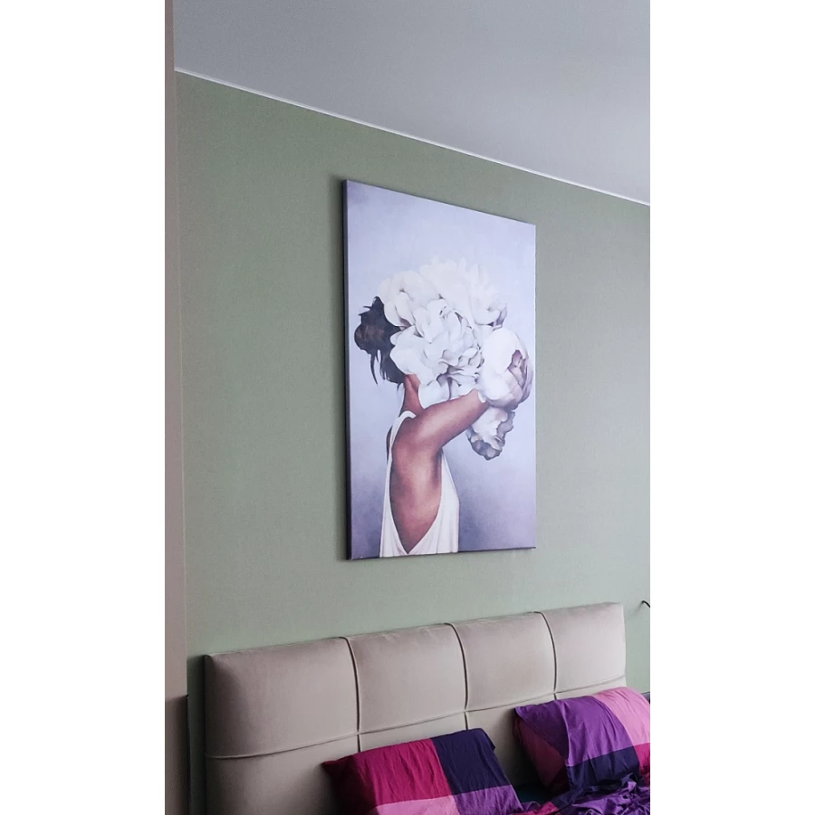 Обои флизелиновые Palitra Home HomeColor Aquarelle Bionica Monochrome Provence зелёные HC71823-77 1,06х10,05 м