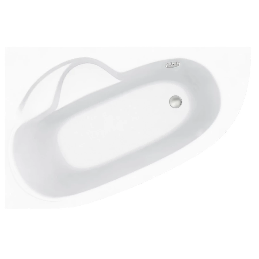 Акриловая ванна Lavinia Boho Bell Pro 3702140L / 140*95 см левая