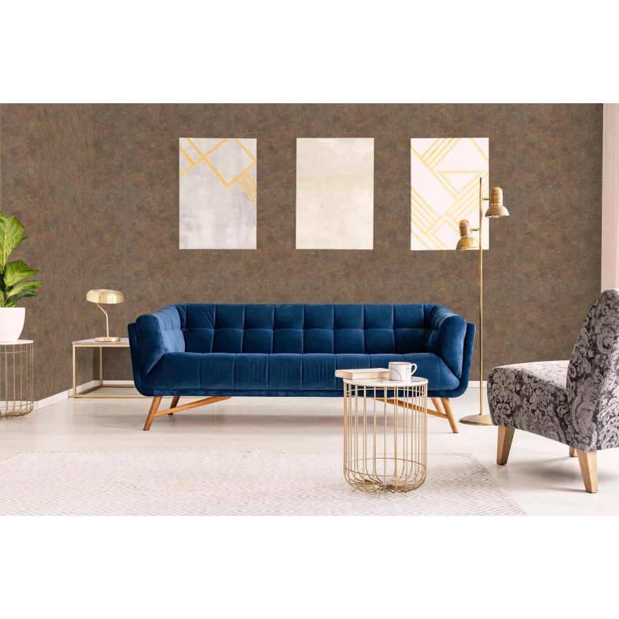 Обои флизелиновые Marburg Natural Opulence коричневые 33202 0,7х10,05 м