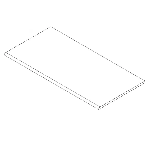 Ступень Грани Таганая Профи с завальцовкой бежевая антискользящая GT100A 60х29,5 см