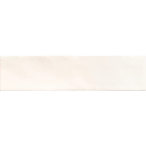 Настенная керамическая плитка Natucer Evoke Clear глазурованный матовый белый 6.5x26 см