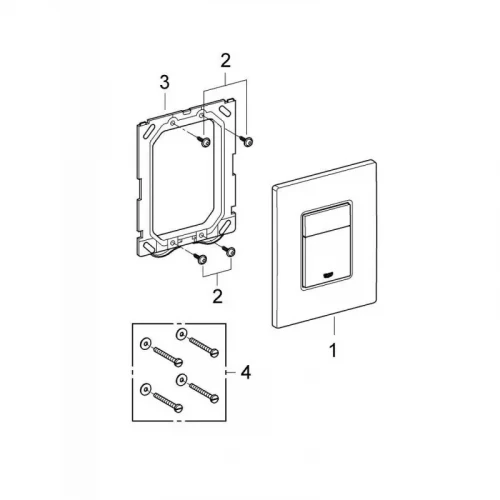 Клавиша смыва Grohe Skate Cosmopolitan 38732000
