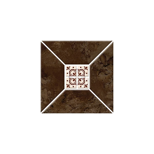Плитка настенная Керамин Риальто 3Т тип 1 коричневая 20х20 см