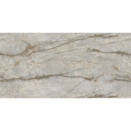 Керамогранит Belleza Carving Grey Endless RS 156 глянцевый серо-бежевый 120х60 см