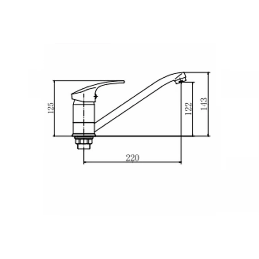 Смеситель для кухни Fashun A4921