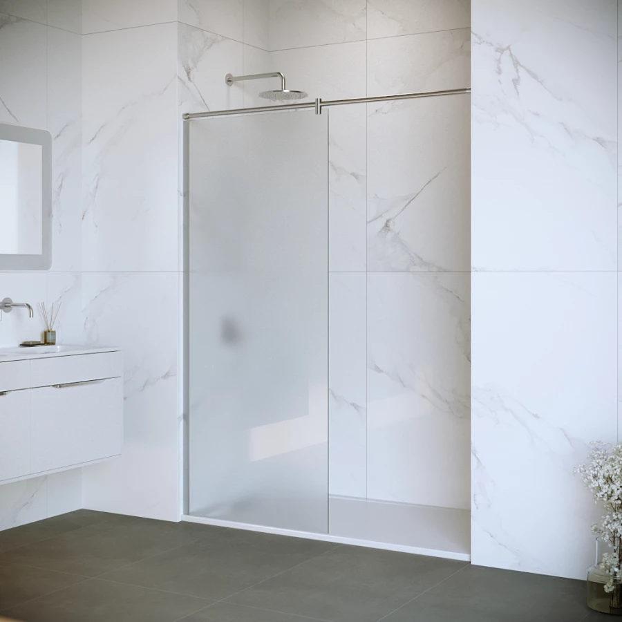 Перегородка для душа RGW WA-034 Матовое-Сатинат 351003408-21 80 см