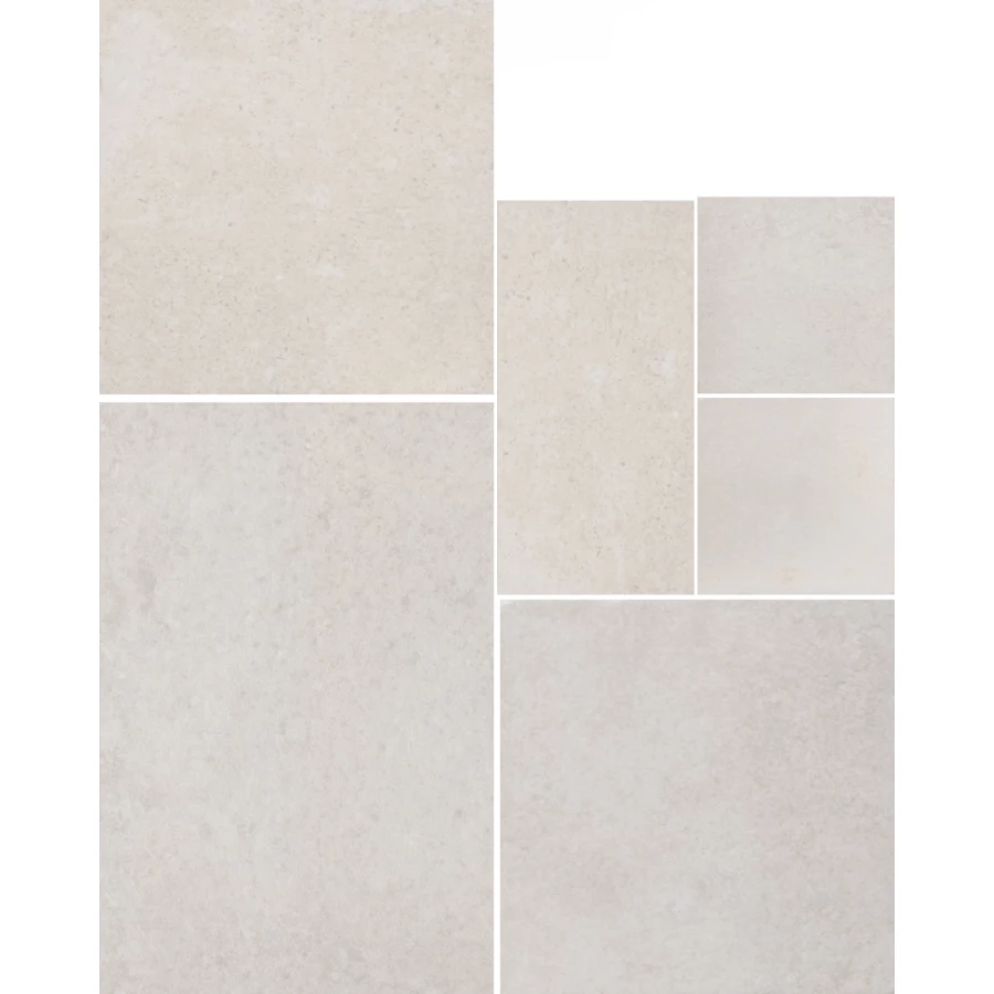 Керамогранит CIR Italica Terra Salina Modulare 39 матовый белый 1086530 60,8х40 см