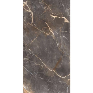 Керамогранит Arcadia Ceramica Imperial Nero Full Polished глянцевый серо-золотистый FP1005-A 120х60 см